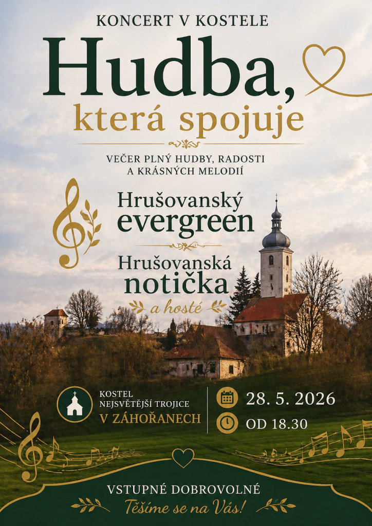 Koncert v&nbsp;kostele Nejsvětější Trojice v&nbsp;Zahořanech