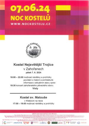 NOC KOSTELŮ - 7. 6. 2024